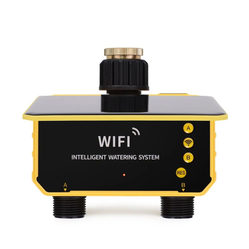 Timer Dual Outlet - WiFi Güneş Enerjili Su Vanası Sulama