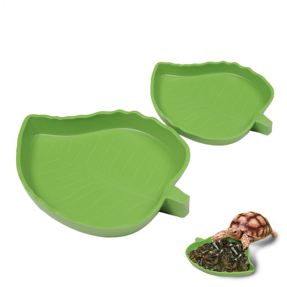 Water Dish Reptile - Amfibi Sürüngen Besleyici Plastik Sürüngen Teraryumu