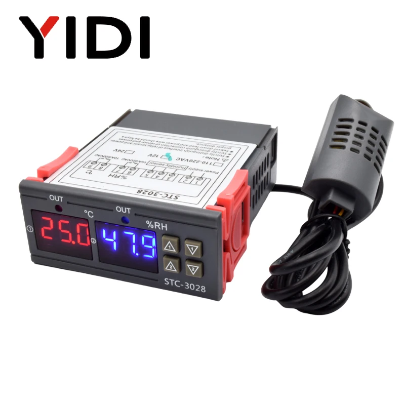 STC-3028 LED dijital termostat - Digital Hygrometer Probe incelemesi ve fiyatı