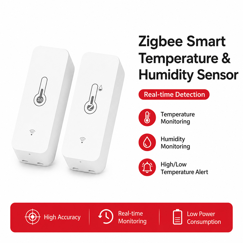 Zigbee Sıcaklık Nem Sensörü Ak - Digital Hygrometer Probe incelemesi ve fiyatı
