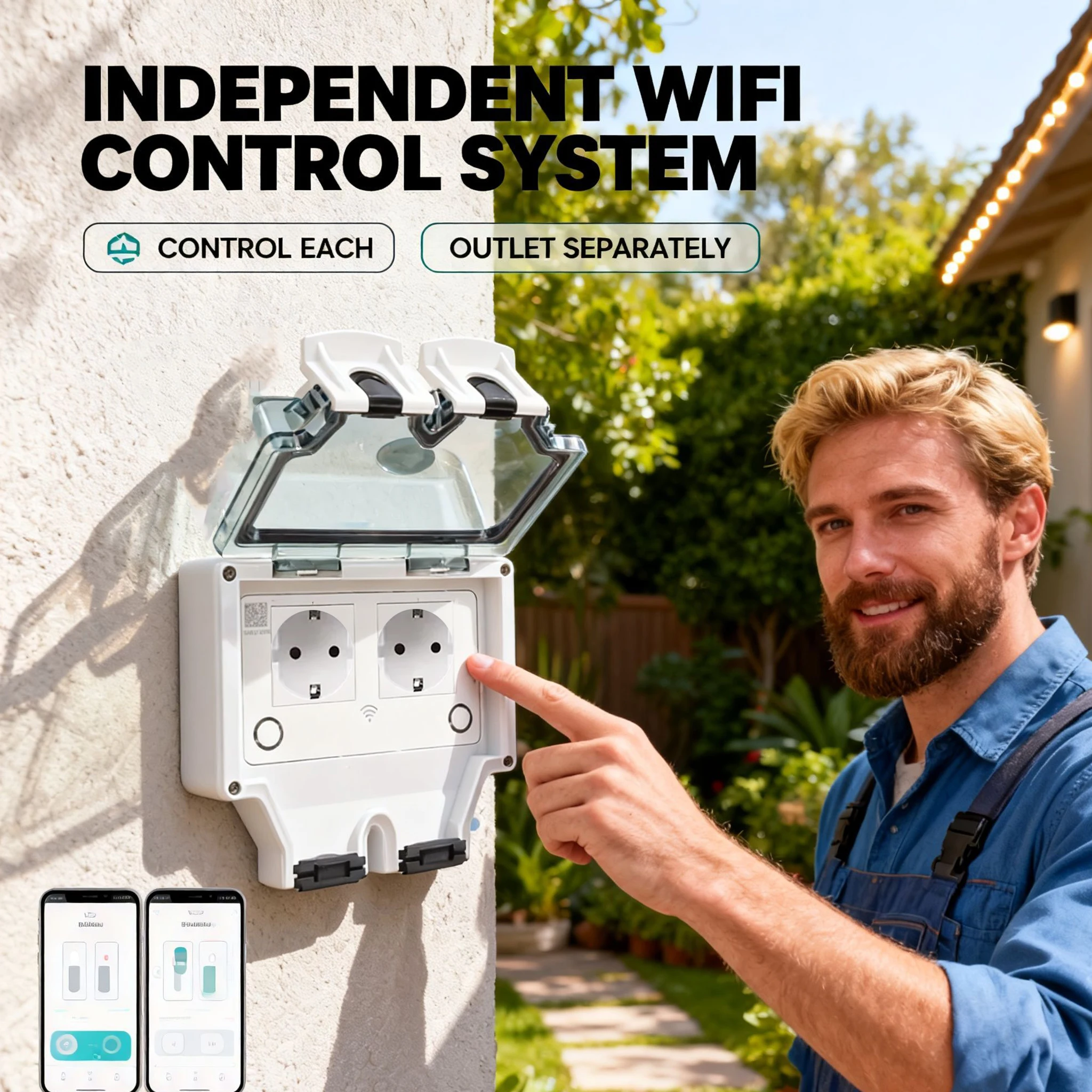 Tuya Su Geçirmez Elektrik Priz - Timer Dual Outlet incelemesi ve fiyatı